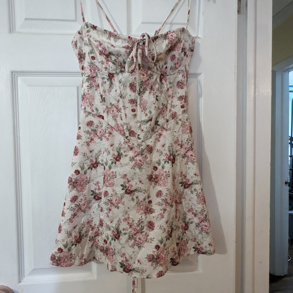 Windsor Pink and White Floral Dress
